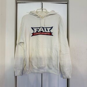 FAU Florida Atlantic University White Hoodie – Size Medium